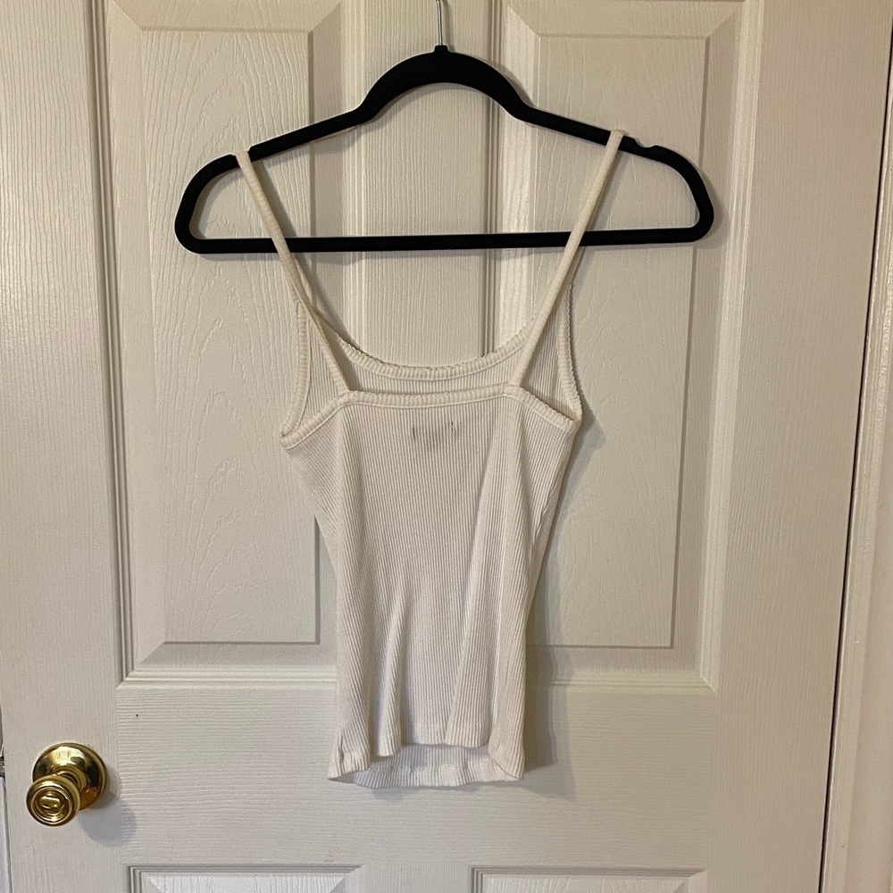 Wild Fable Ribbed White Tank Top- Women’s Small